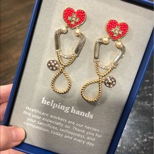 Bauble bar helping hands drop earrings
